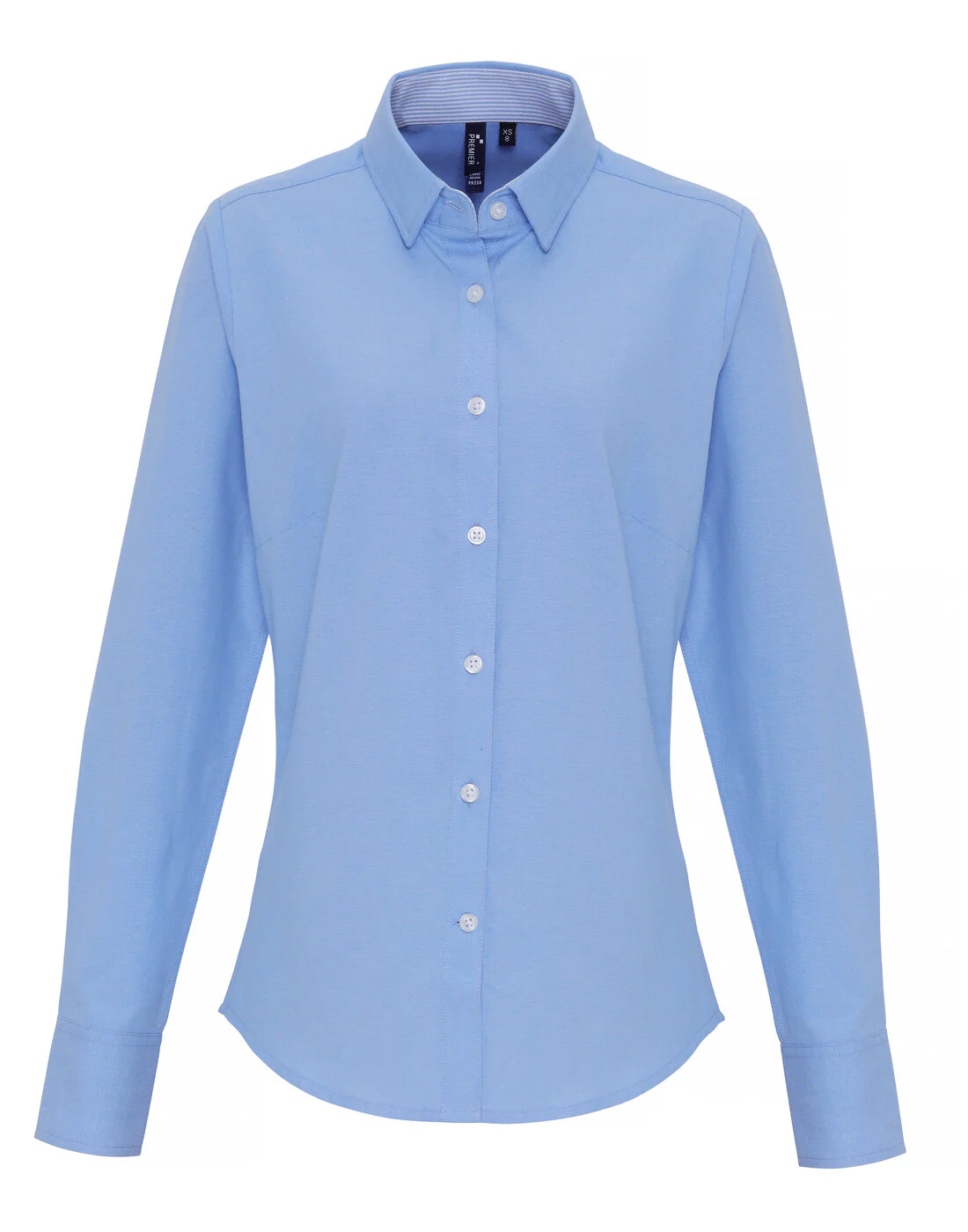 Premier Women's Cotton Rich Oxford Stripes Shirt - Image 3