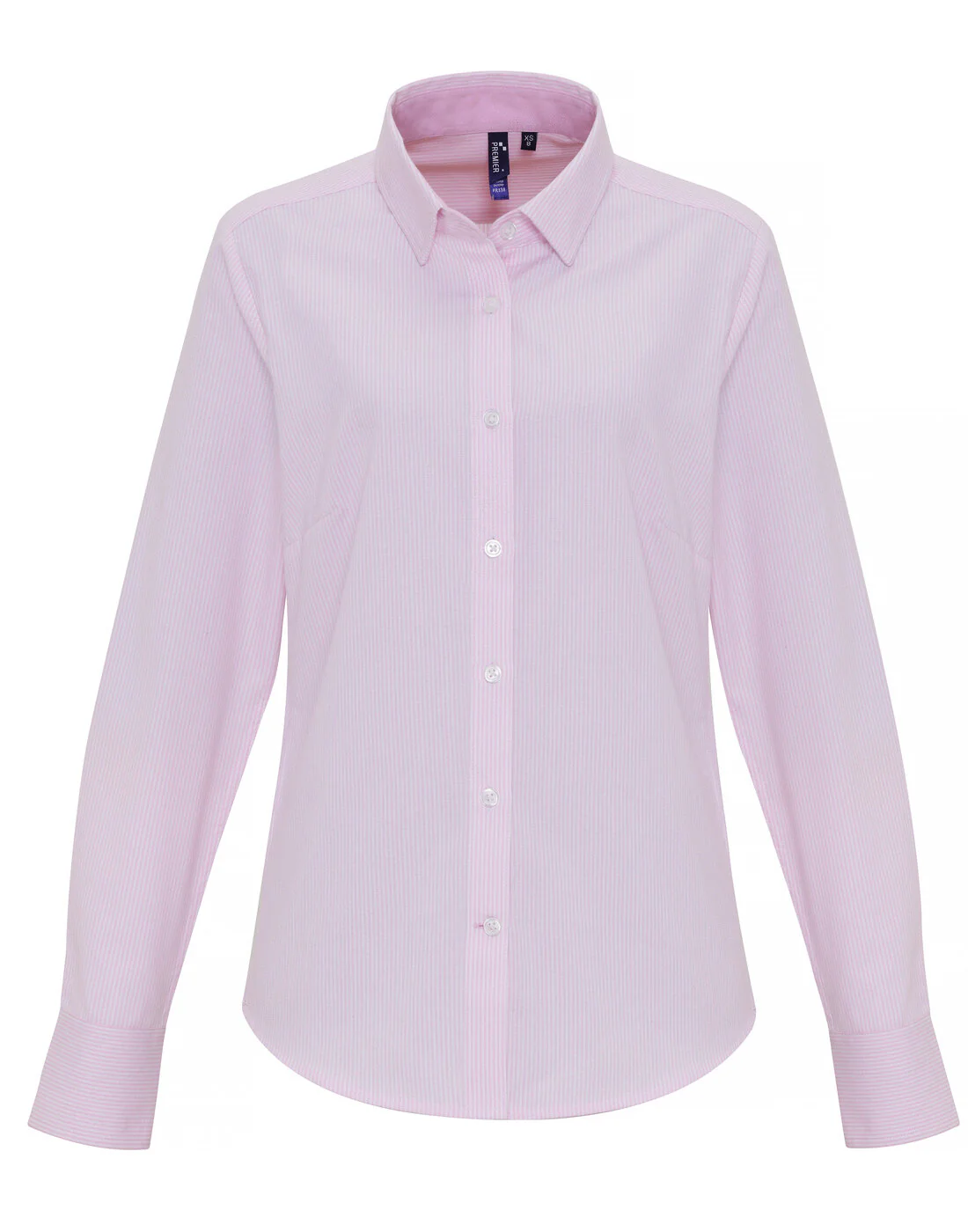 Premier Women's Cotton Rich Oxford Stripes Shirt - Image 6