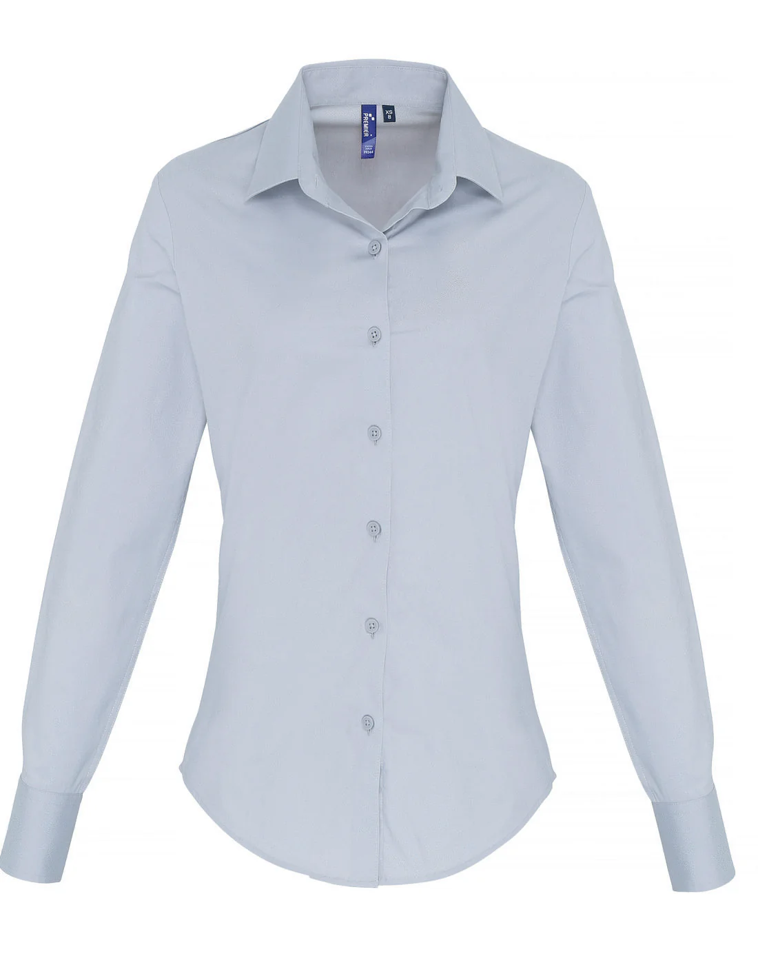 Premier Women's Stretch-Fit Cotton Poplin Long Sleeve Shirt - Image 5