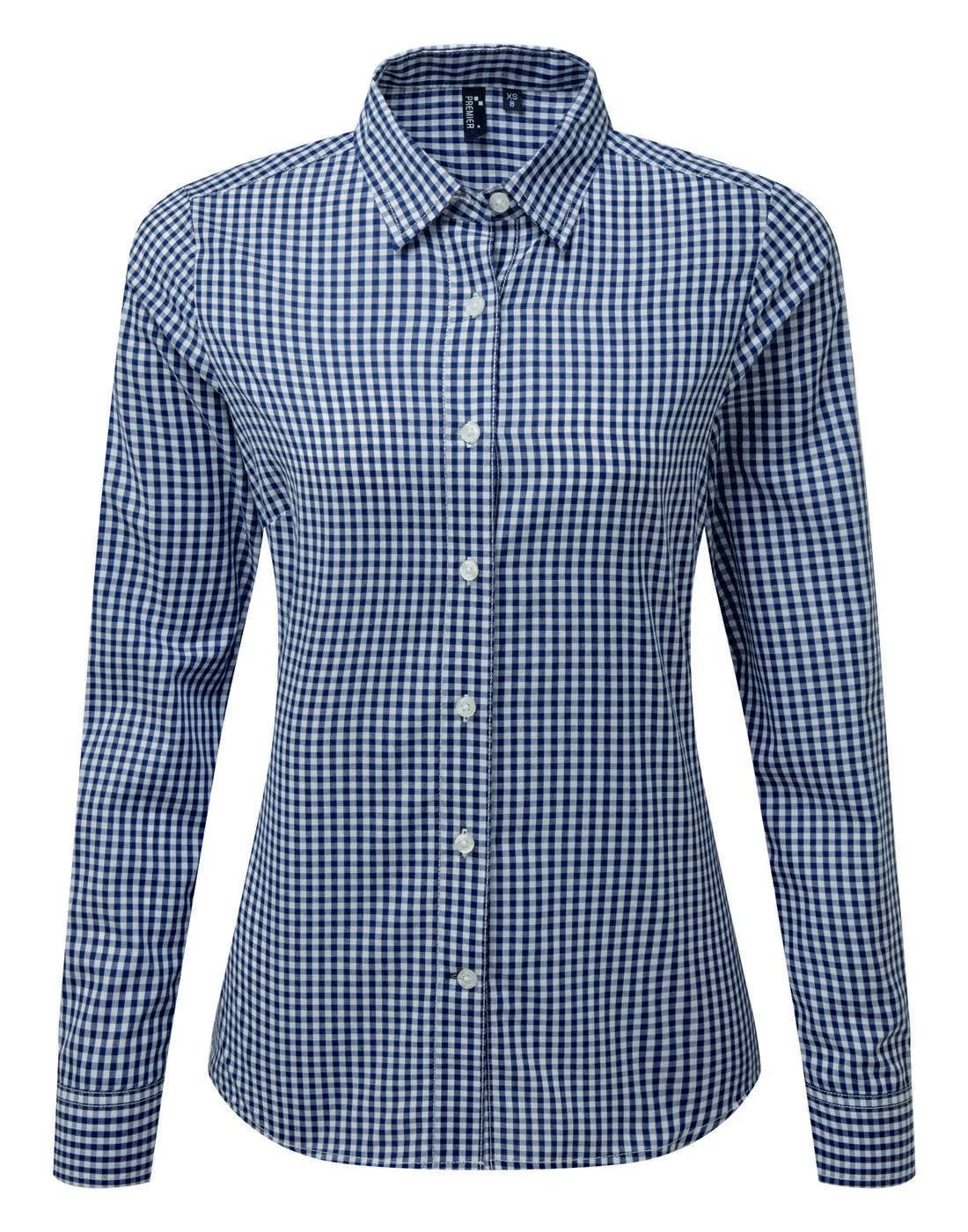 Premier Ladies Maxton Check Long Sleeve Shirt - Image 4