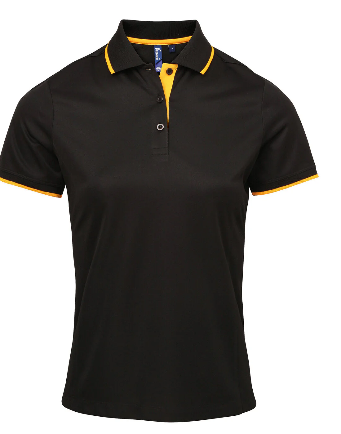 Premier Women's Contrast Tipped Coolchecker Two Tone Polo - Image 5