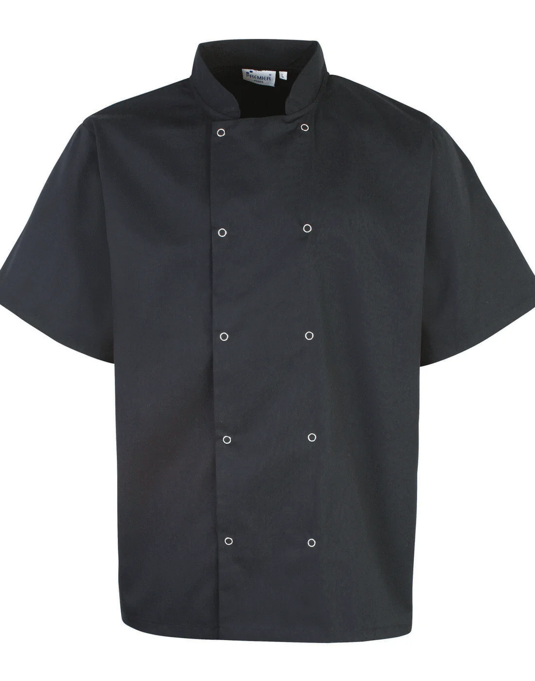 Premier Chef's Short Sleeve Stud Jacket - Image 3
