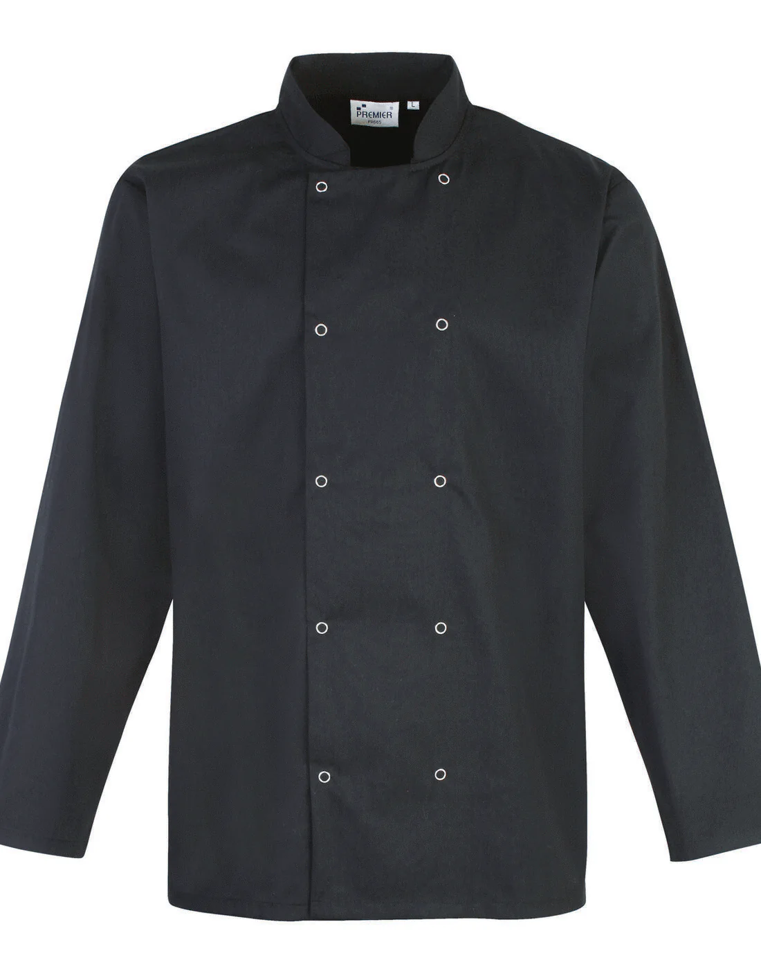 Premier Chef's Long Sleeve Stud Jacket - Image 3