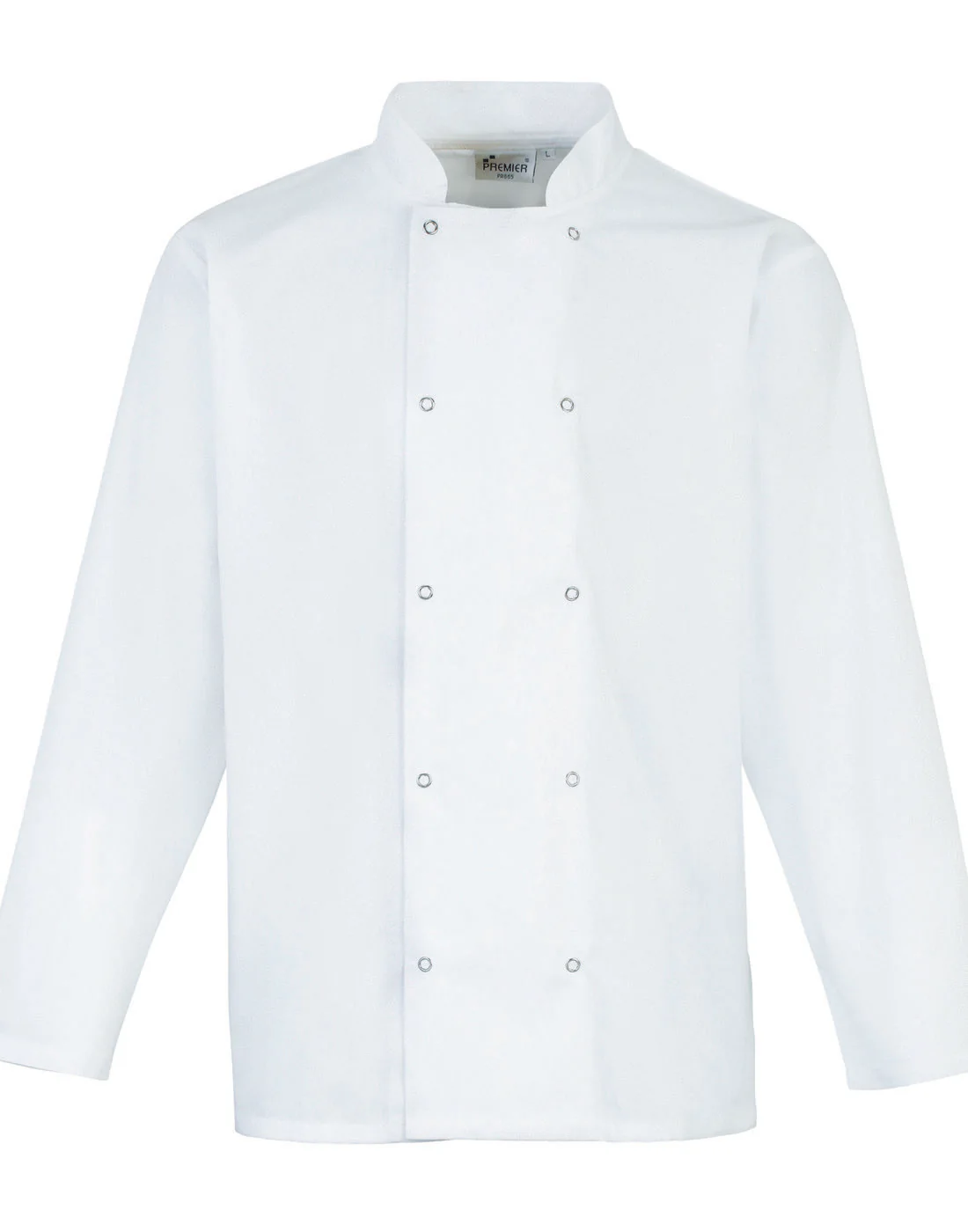 Premier Chef's Long Sleeve Stud Jacket - Image 4