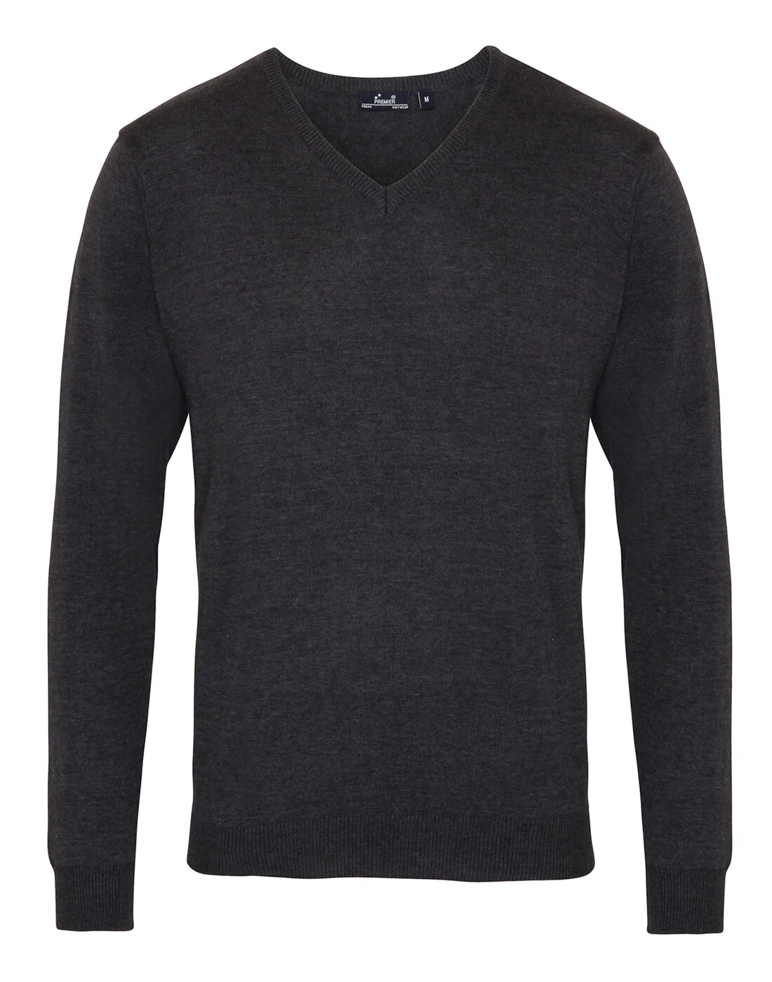 Premier Men's Knitted V-Neck Sweater - Image 8