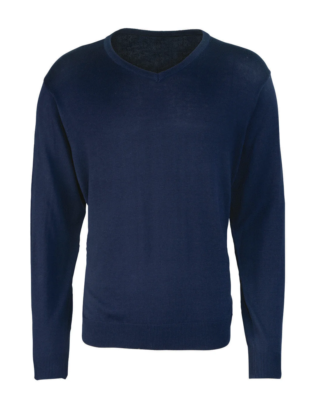 Premier Men's Knitted V-Neck Sweater - Image 9