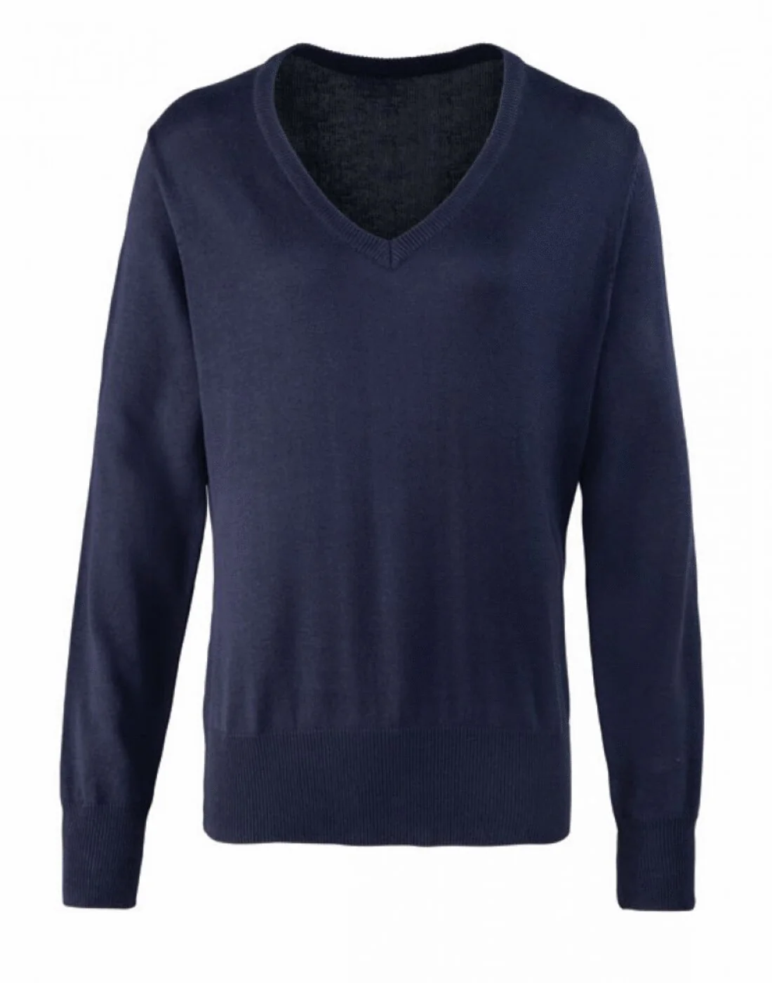 Premier Women's Knitted V-Neck Sweater - Image 5