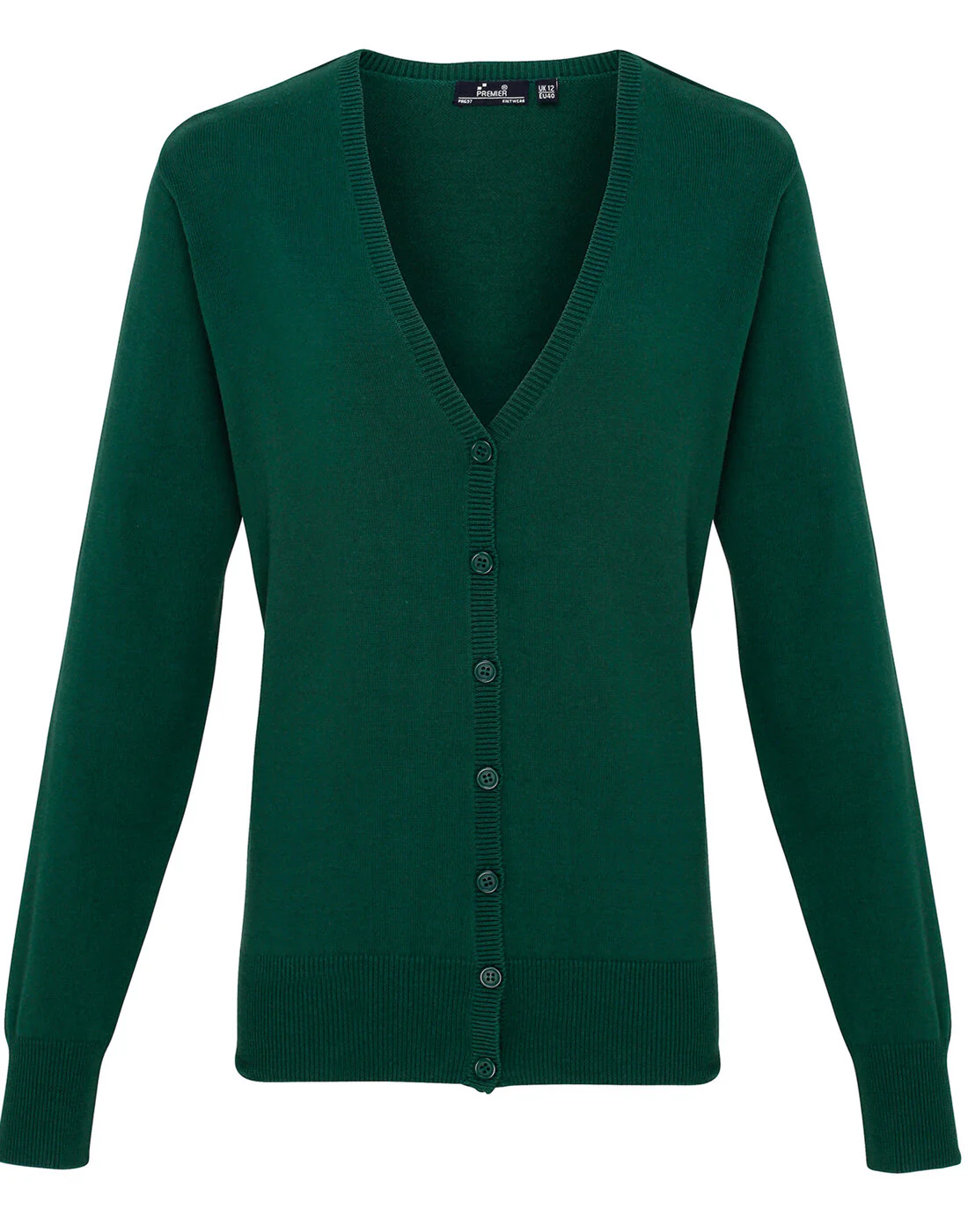 Premier Women's Button-Through Knitted Cardigan - Image 7