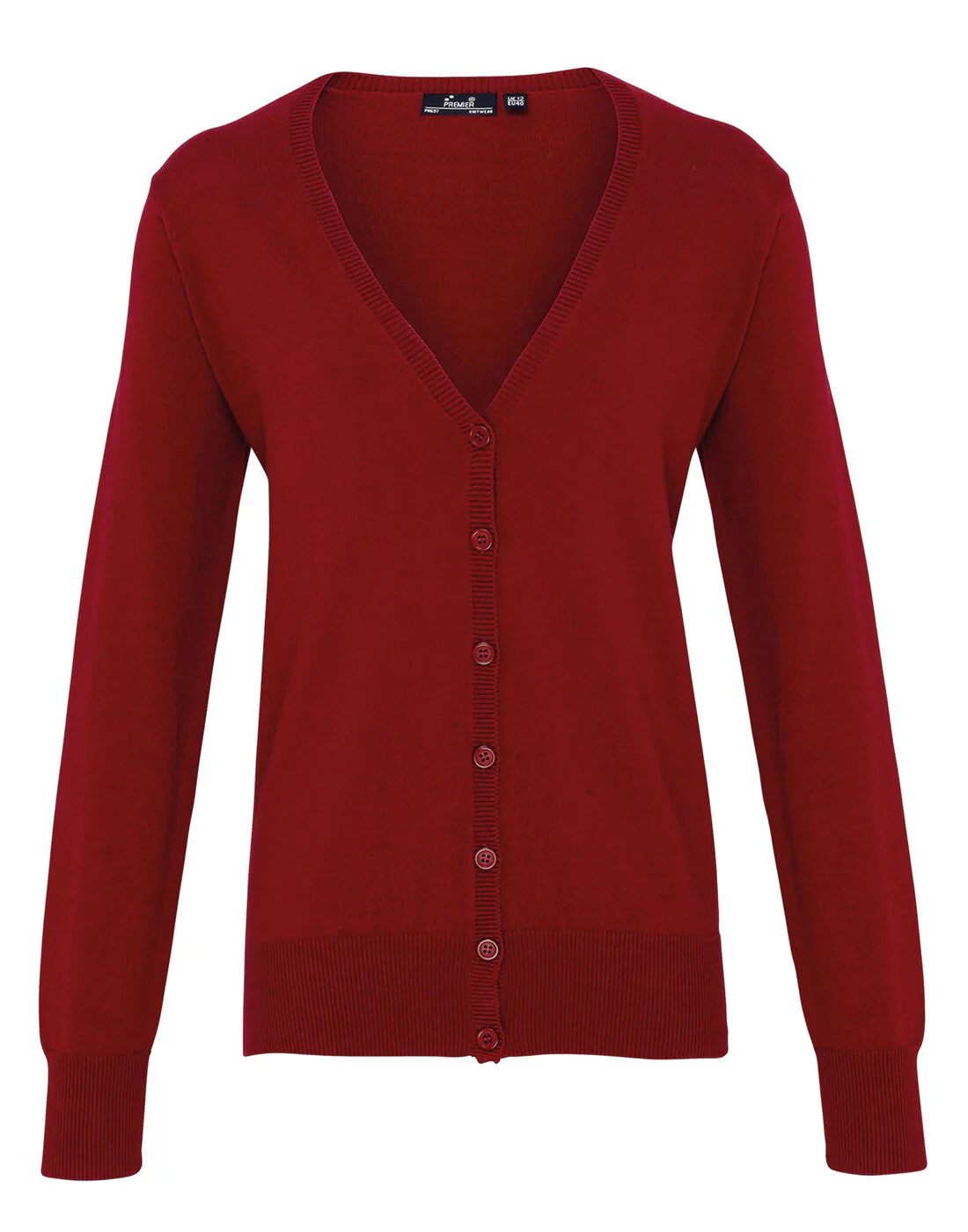 Premier Women's Button-Through Knitted Cardigan - Image 9