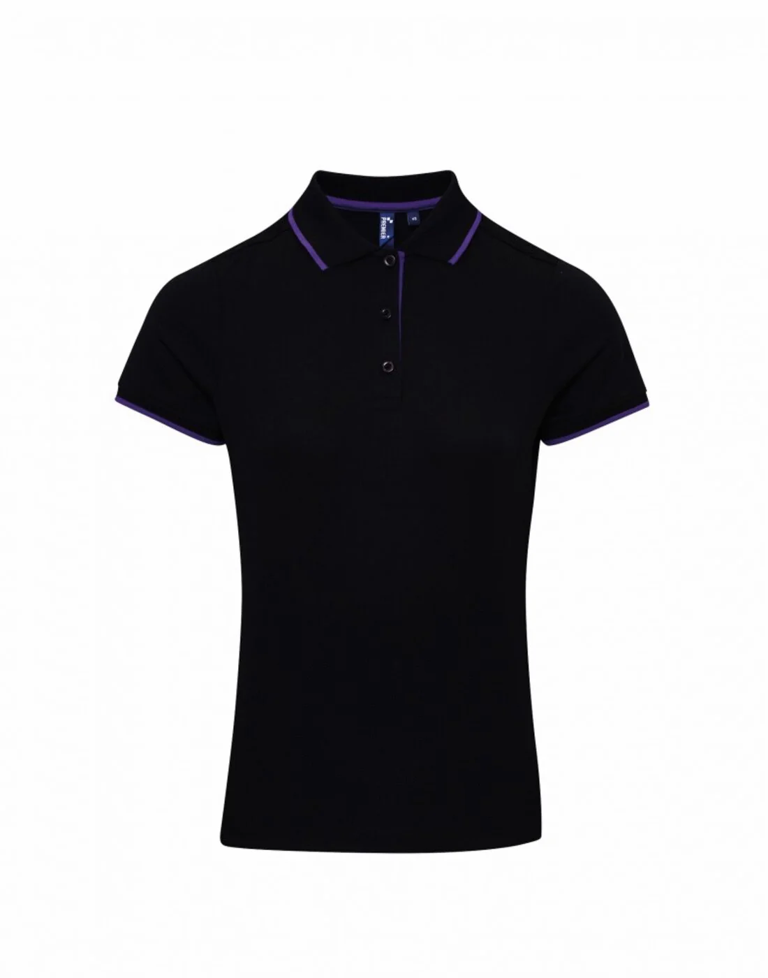 Premier Women's Contrast Tipped Coolchecker Polo - [CLEARANCE]
