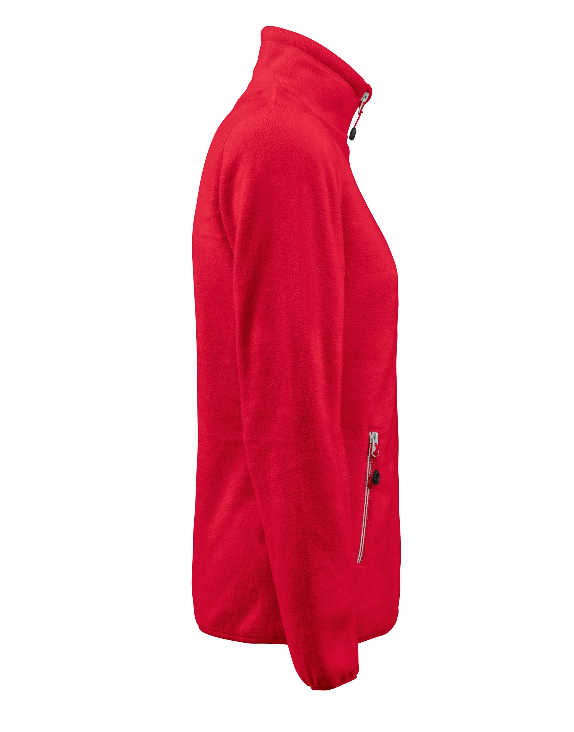 Printer Red Ladies Rocket Full Zip Fleece - Image 4