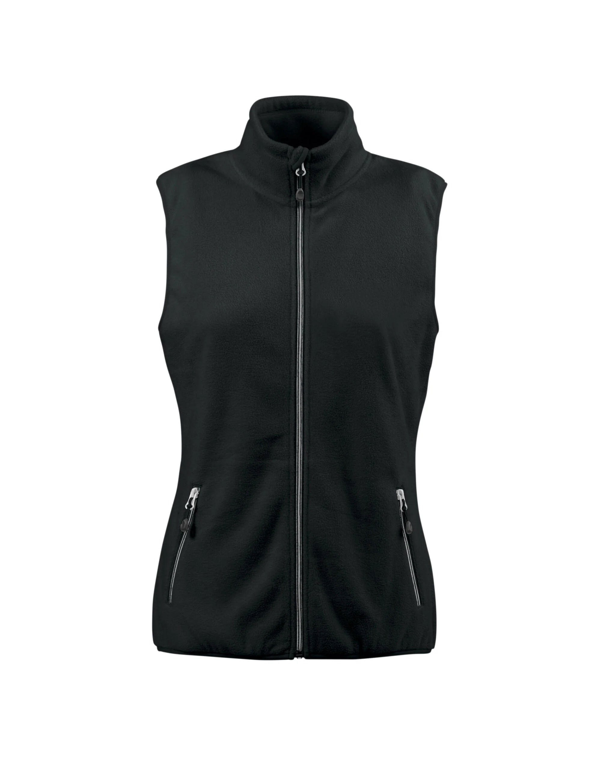 Printer Red Ladies Sideflip Fleece Vest - Image 11