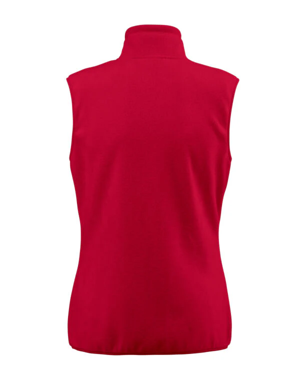 Printer Red Ladies Sideflip Fleece Vest - Image 12