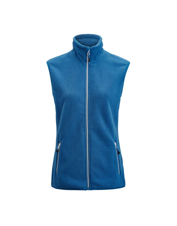 Printer Red Ladies Sideflip Fleece Vest - Image 13