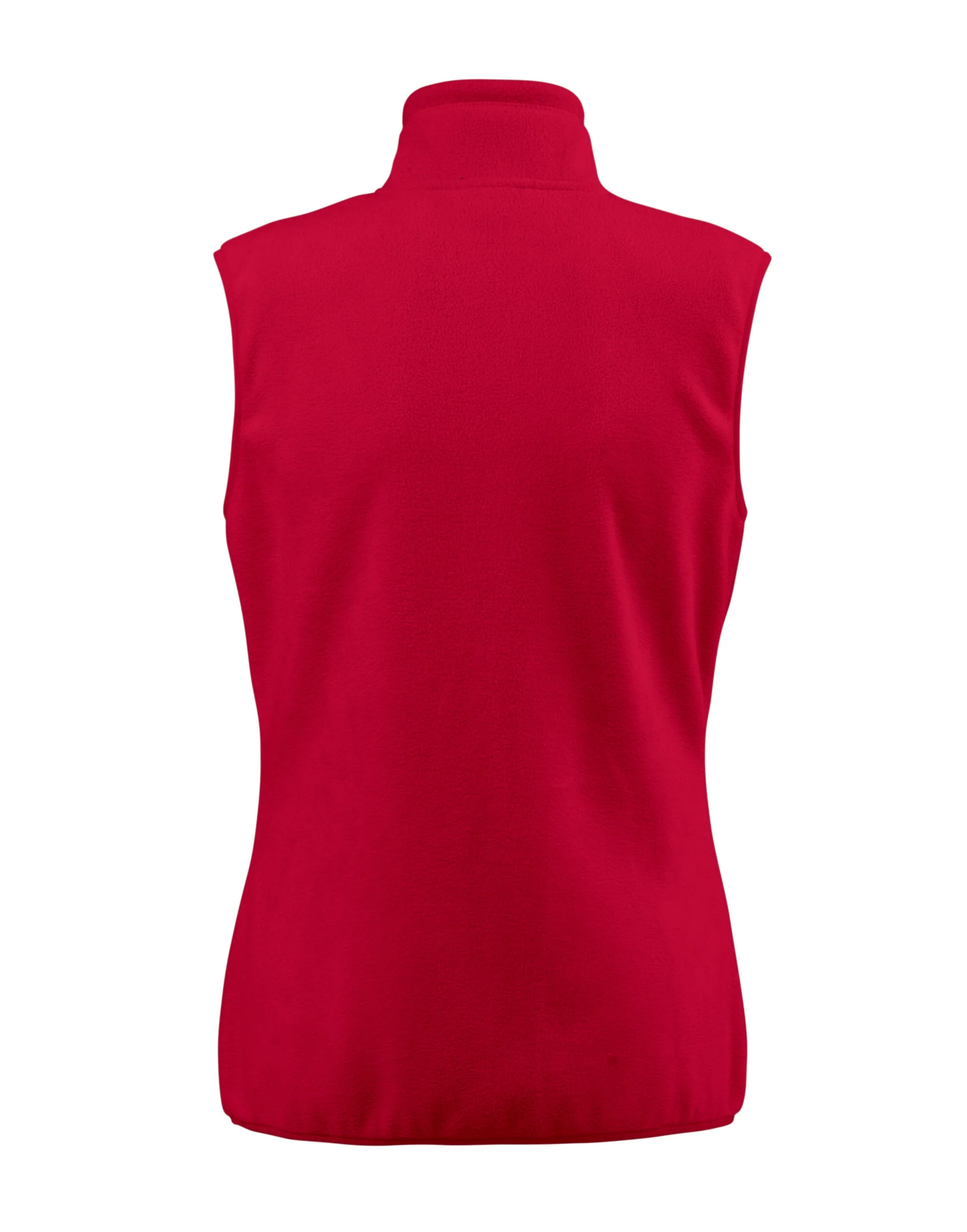 Printer Red Ladies Sideflip Fleece Vest - Image 7