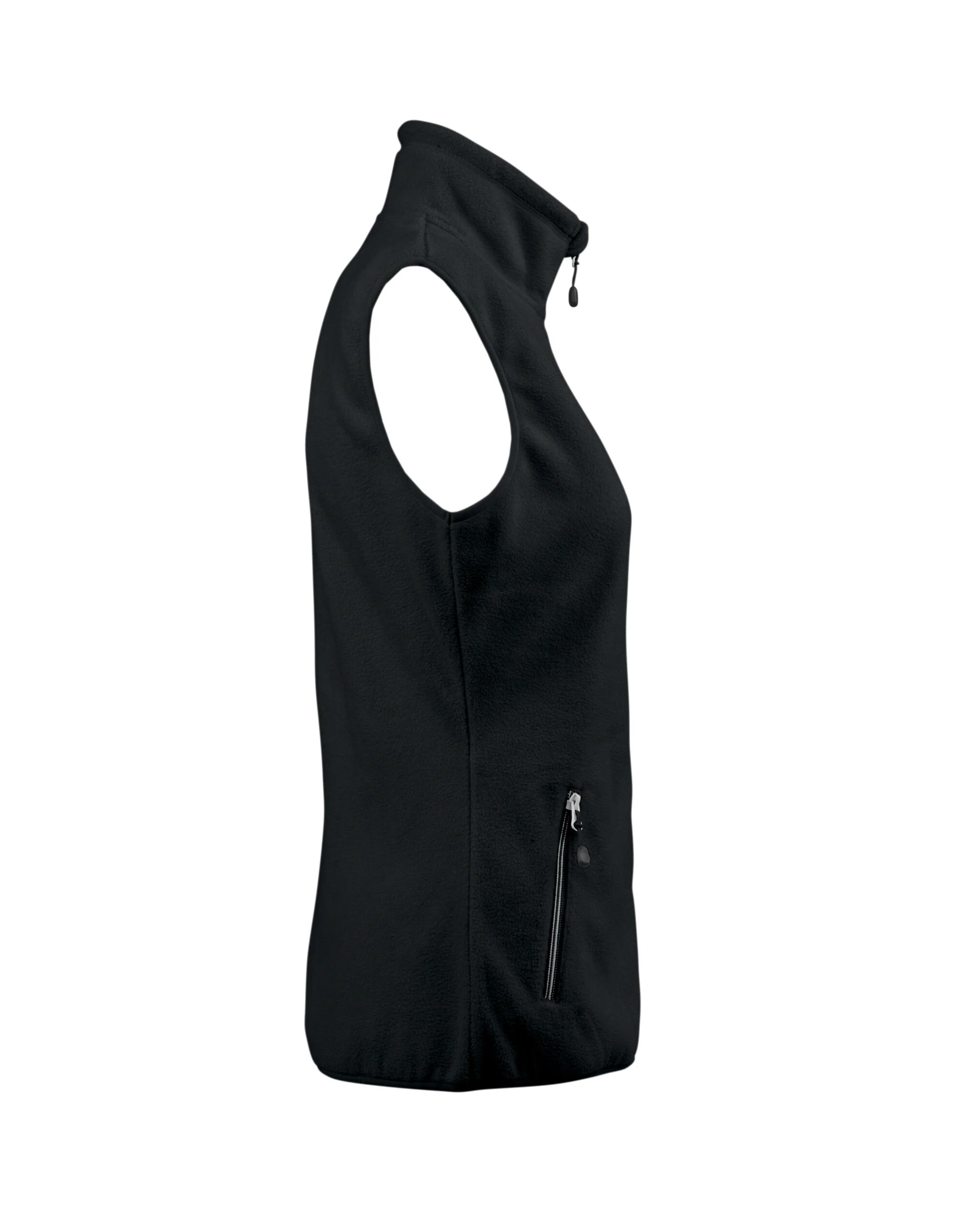 Printer Red Ladies Sideflip Fleece Vest - Image 8
