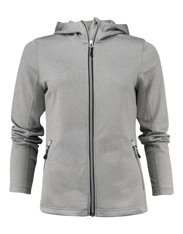 Printer Red Ladies Layback F/Z Hoodie