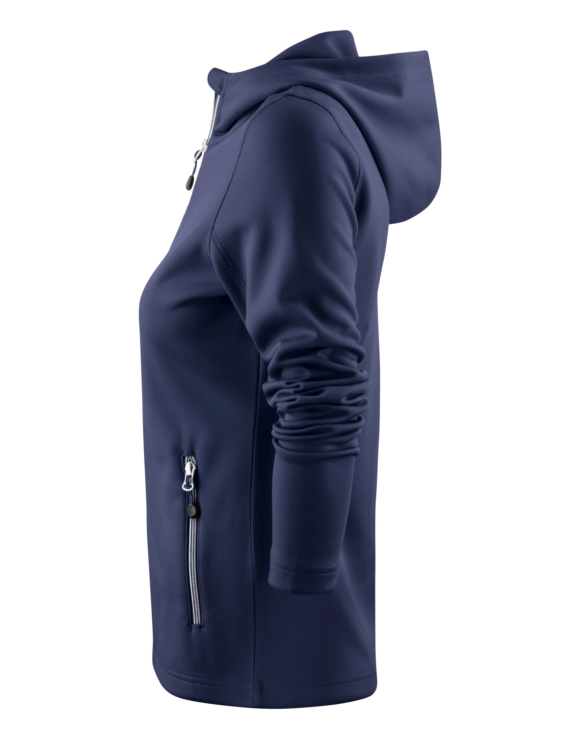 Printer Red Ladies Layback F/Z Hoodie - Image 11