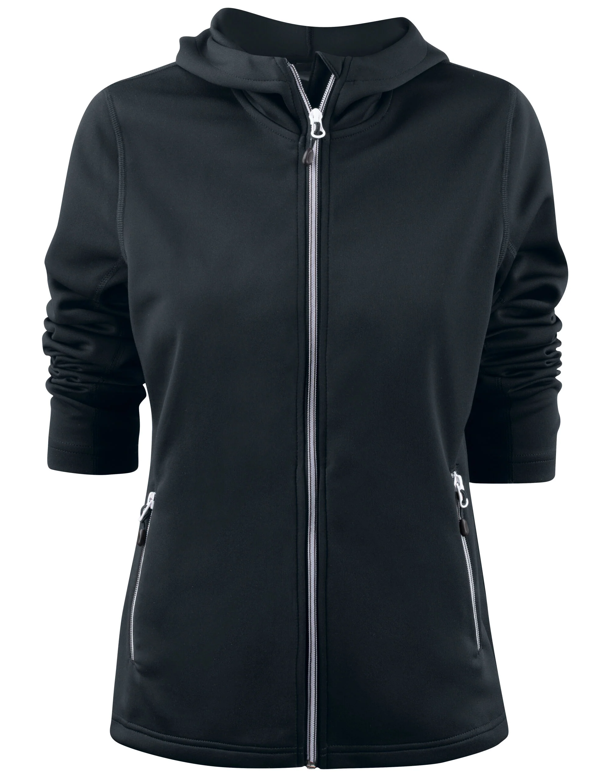 Printer Red Ladies Layback F/Z Hoodie - Image 17