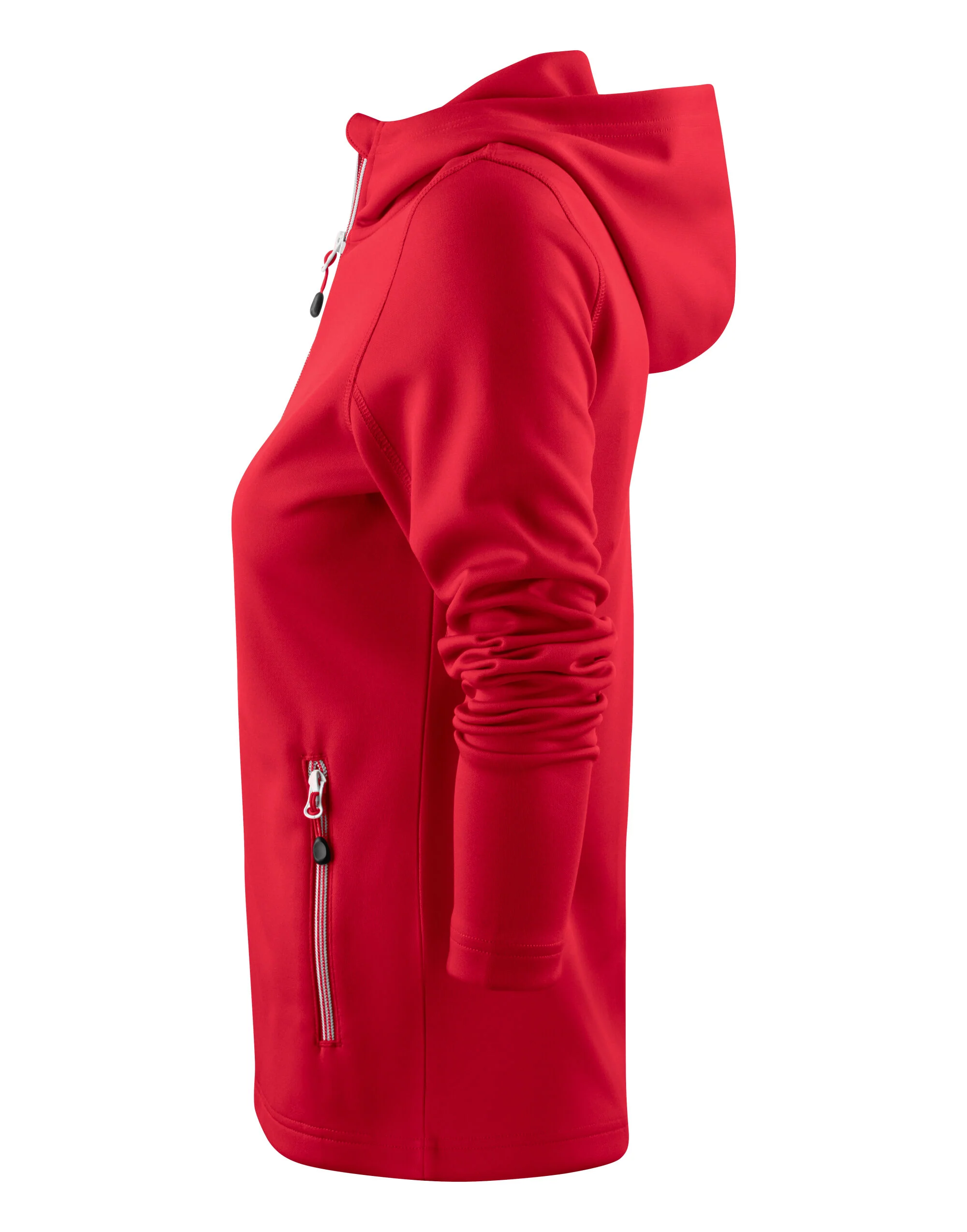 Printer Red Ladies Layback F/Z Hoodie - Image 2