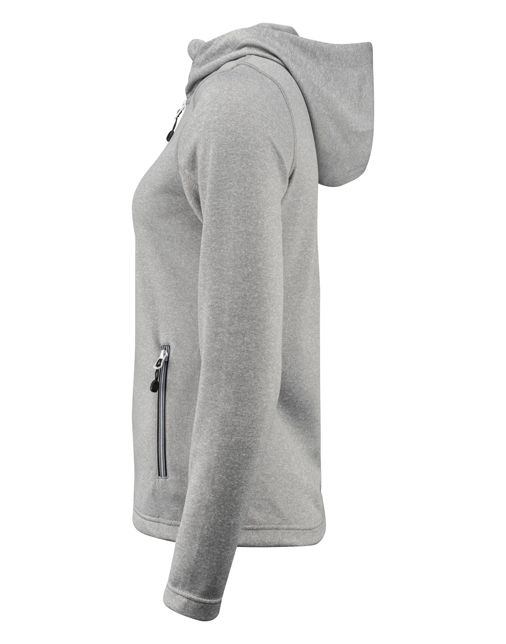 Printer Red Ladies Layback F/Z Hoodie - Image 6
