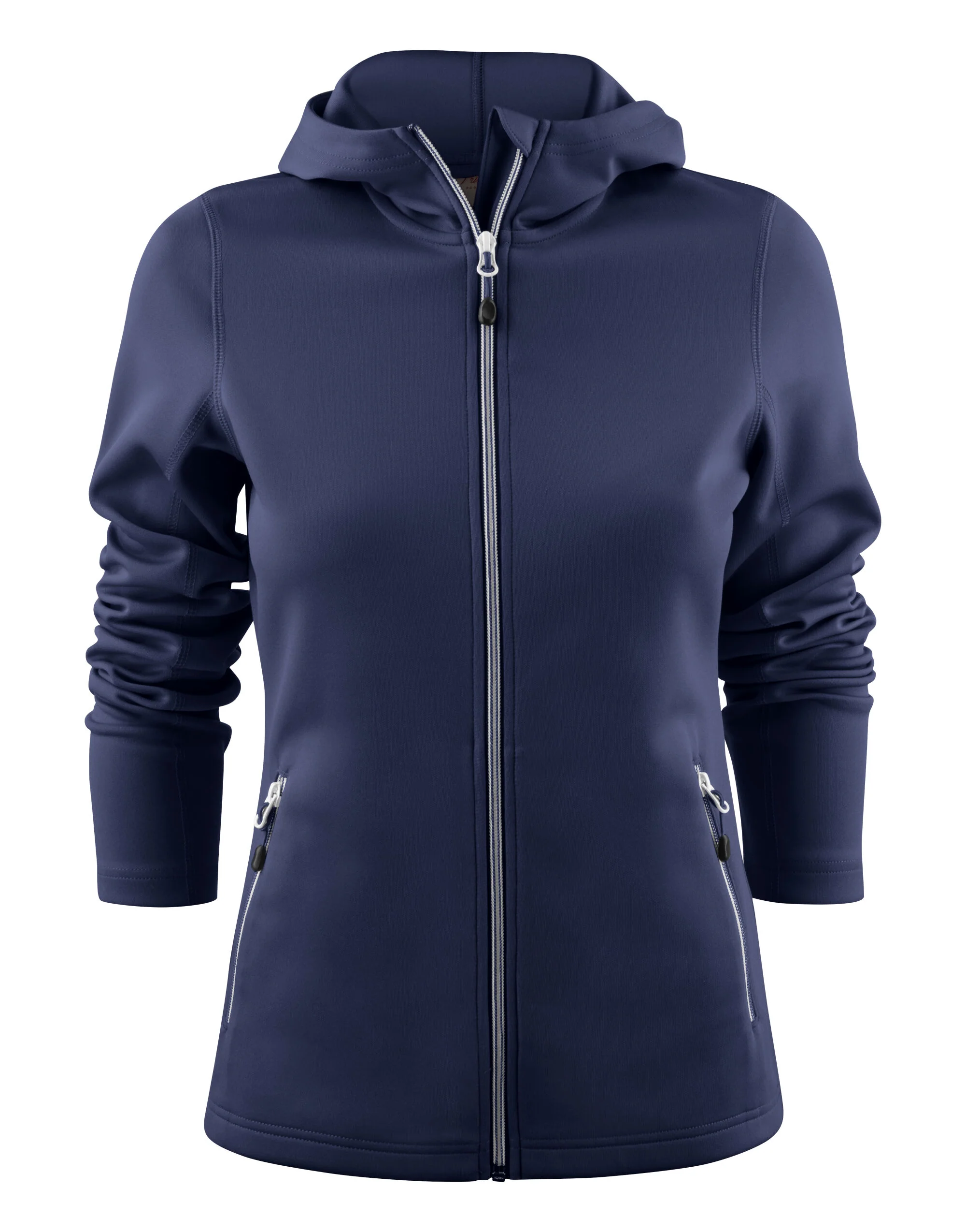 Printer Red Ladies Layback F/Z Hoodie - Image 9