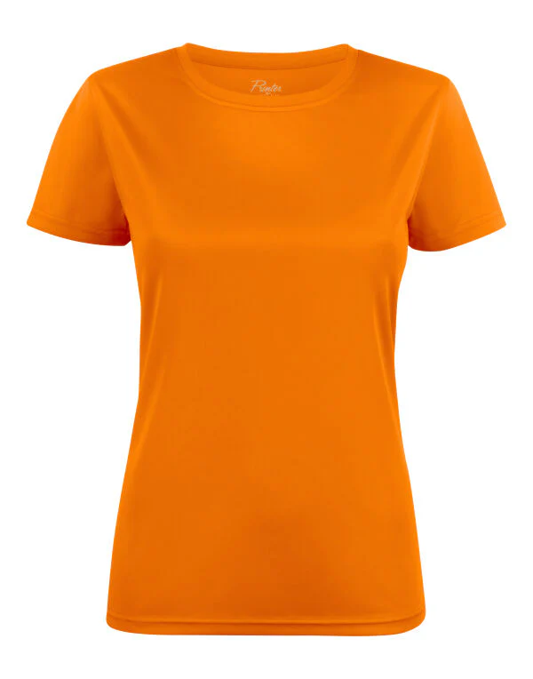 Printer Red Ladies Run Active T-Shirt - Image 31