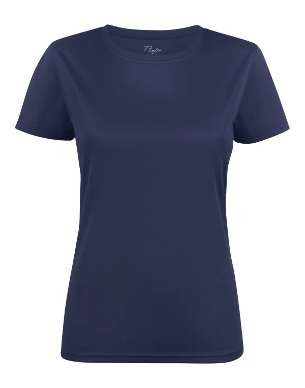 Printer Red Ladies Run Active T-Shirt - Image 34