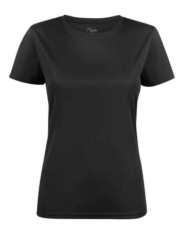Printer Red Ladies Run Active T-Shirt - Image 36
