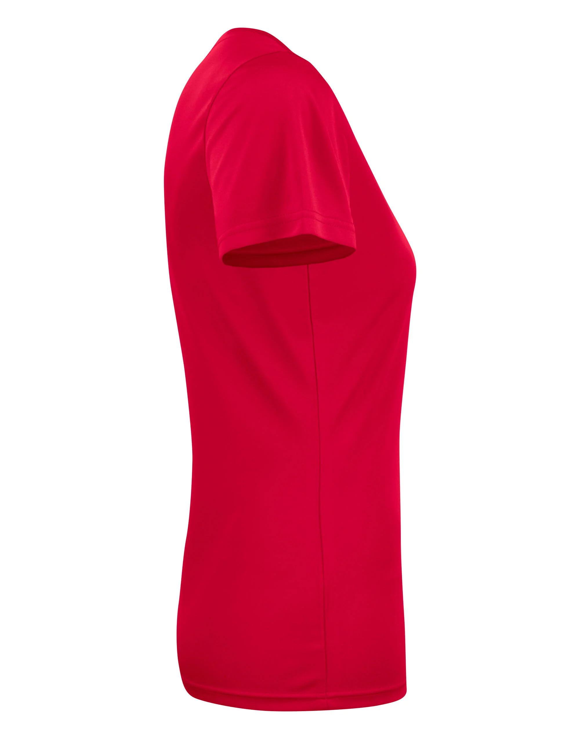 Printer Red Ladies Run Active T-Shirt - Image 7