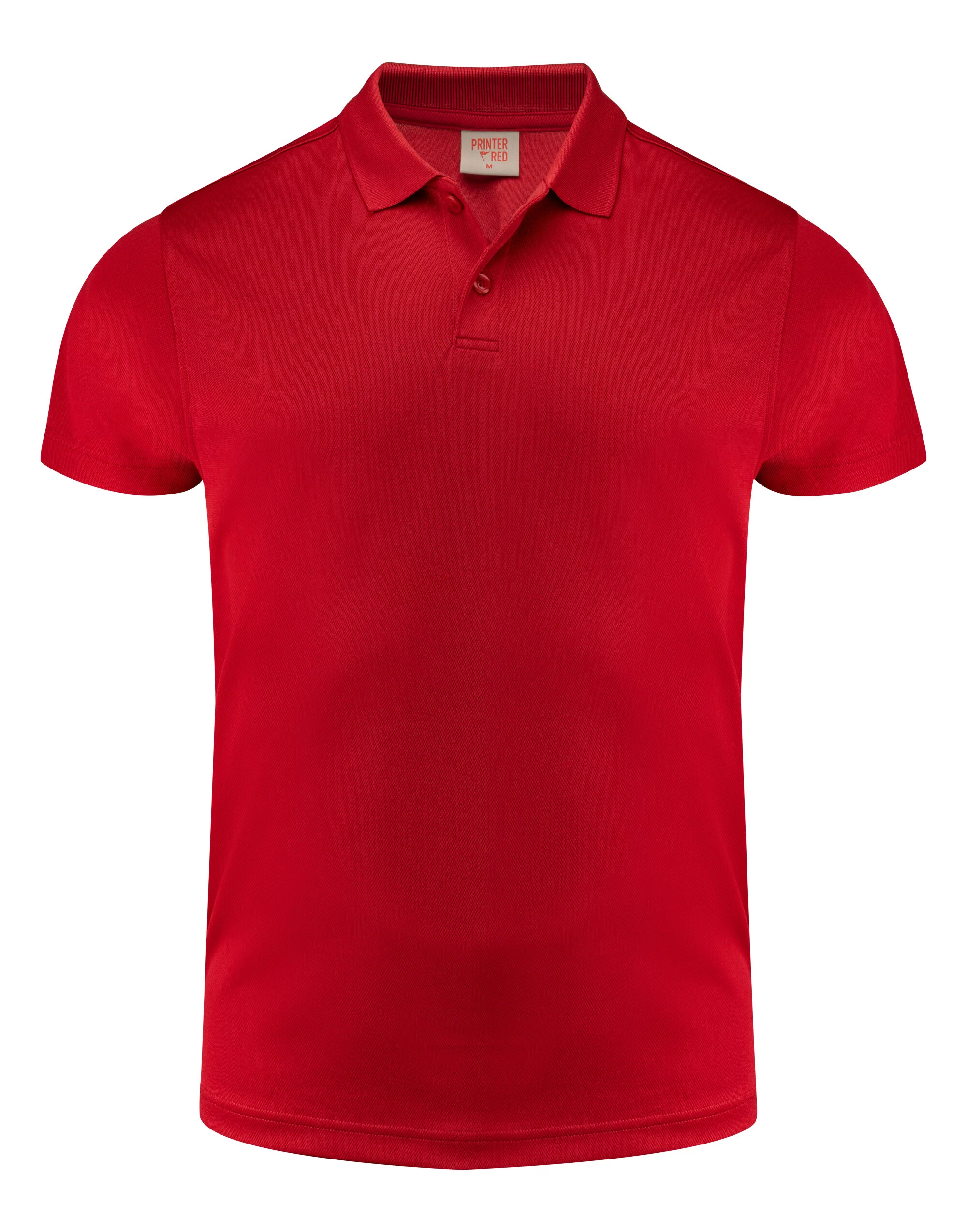 Printer Red Smash Polo Shirt - Image 4