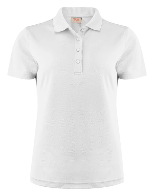 Printer Red Ladies Smash Polo Shirt - Image 19