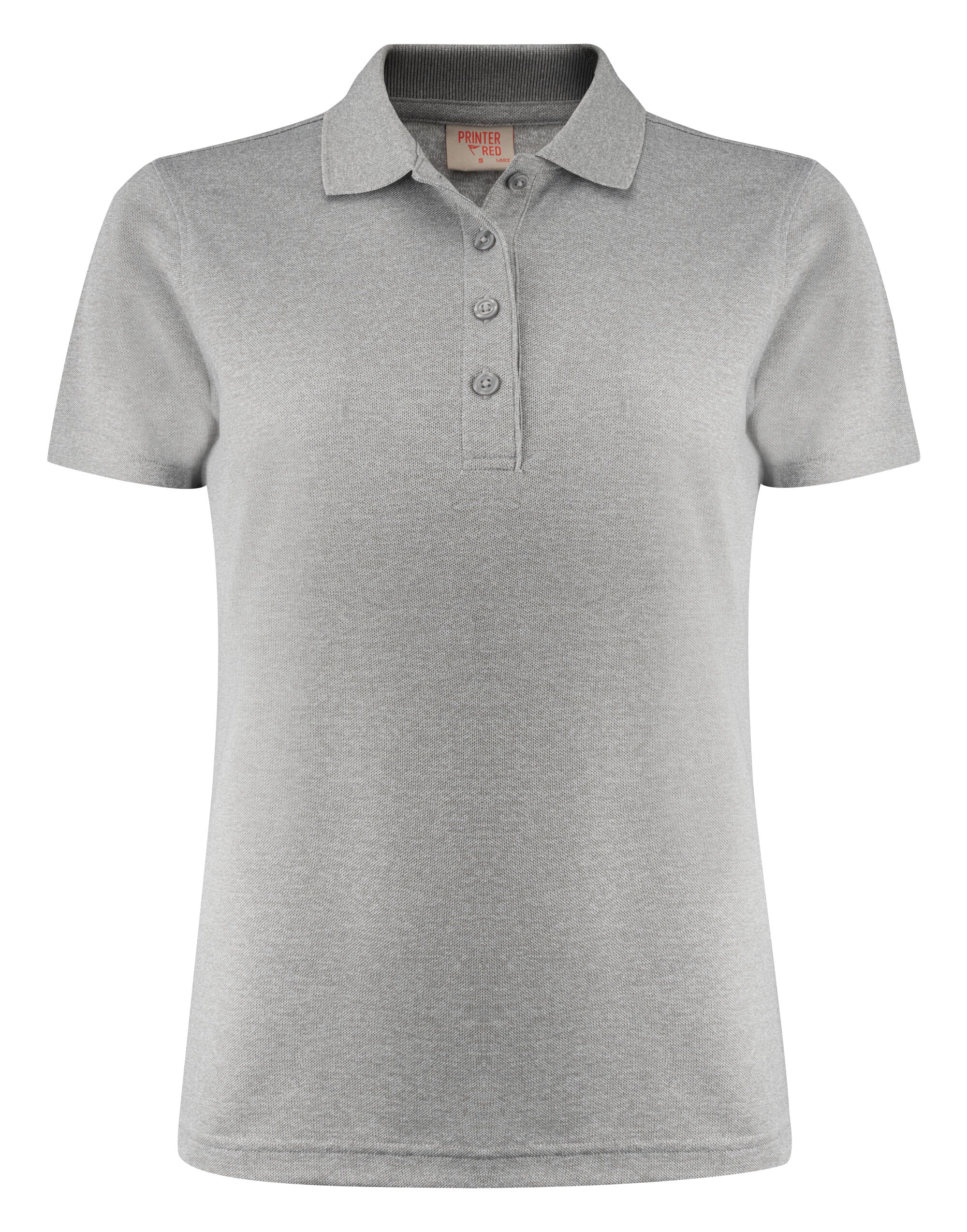 Printer Red Ladies Smash Polo Shirt - Image 5