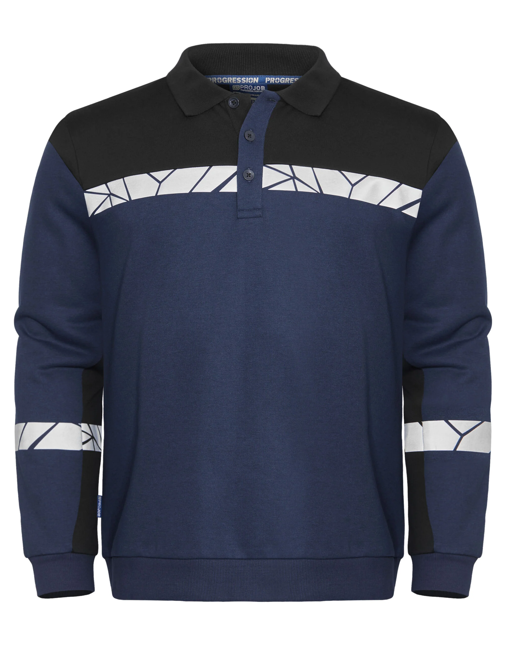 Pro-Job Progression 7100 Long Sleeve Polo Sweatshirt - Image 18