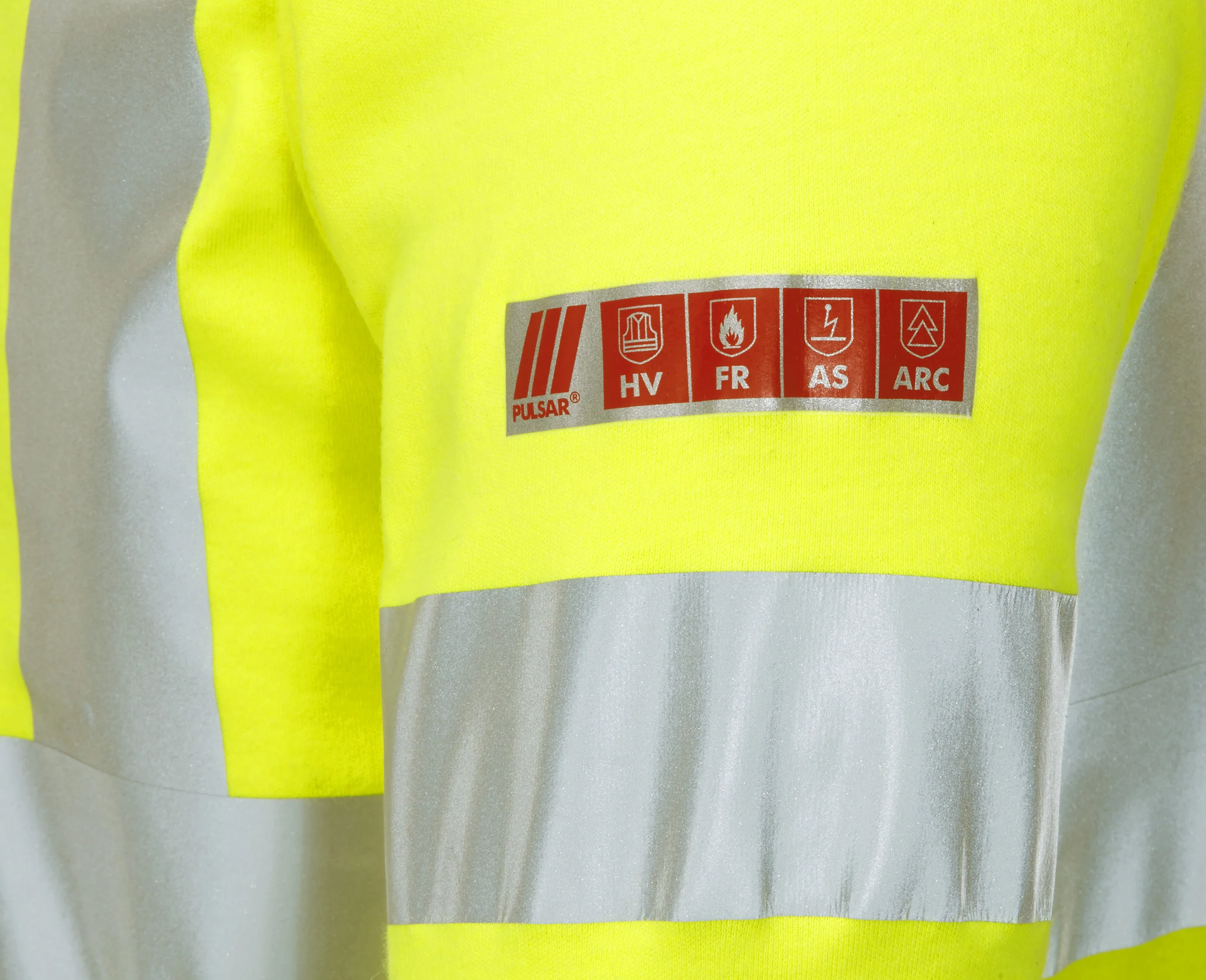 Pulsar Flame Retardant Ast Arc Hi-Vis Long Sleeve Polo Shirt - PARC21 - Image 3