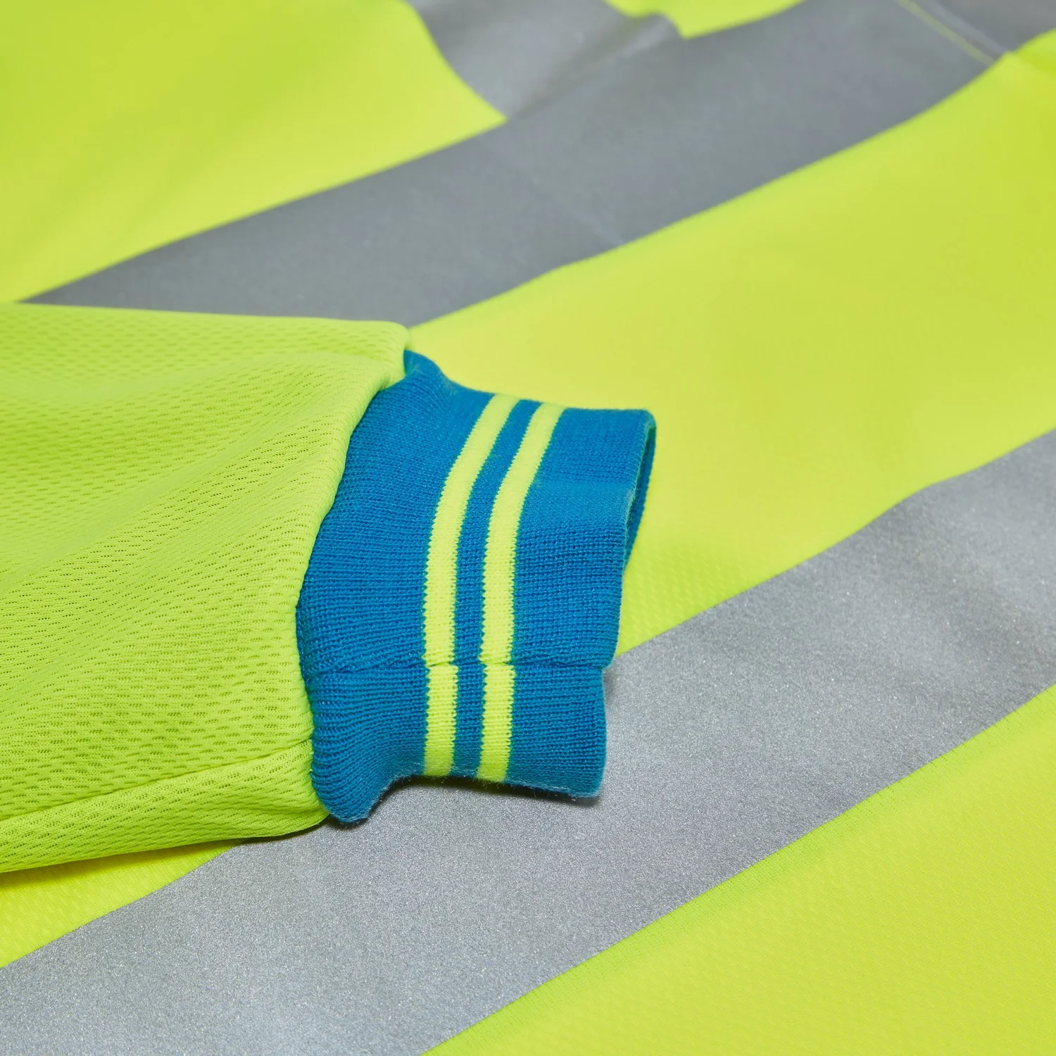 Pulsar Hi Vis Long Sleeve Cut Reinforced Polo Shirt - P458 - Image 4
