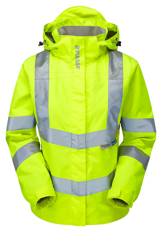 PULSAR  Ladies HV Yellow Storm Coat