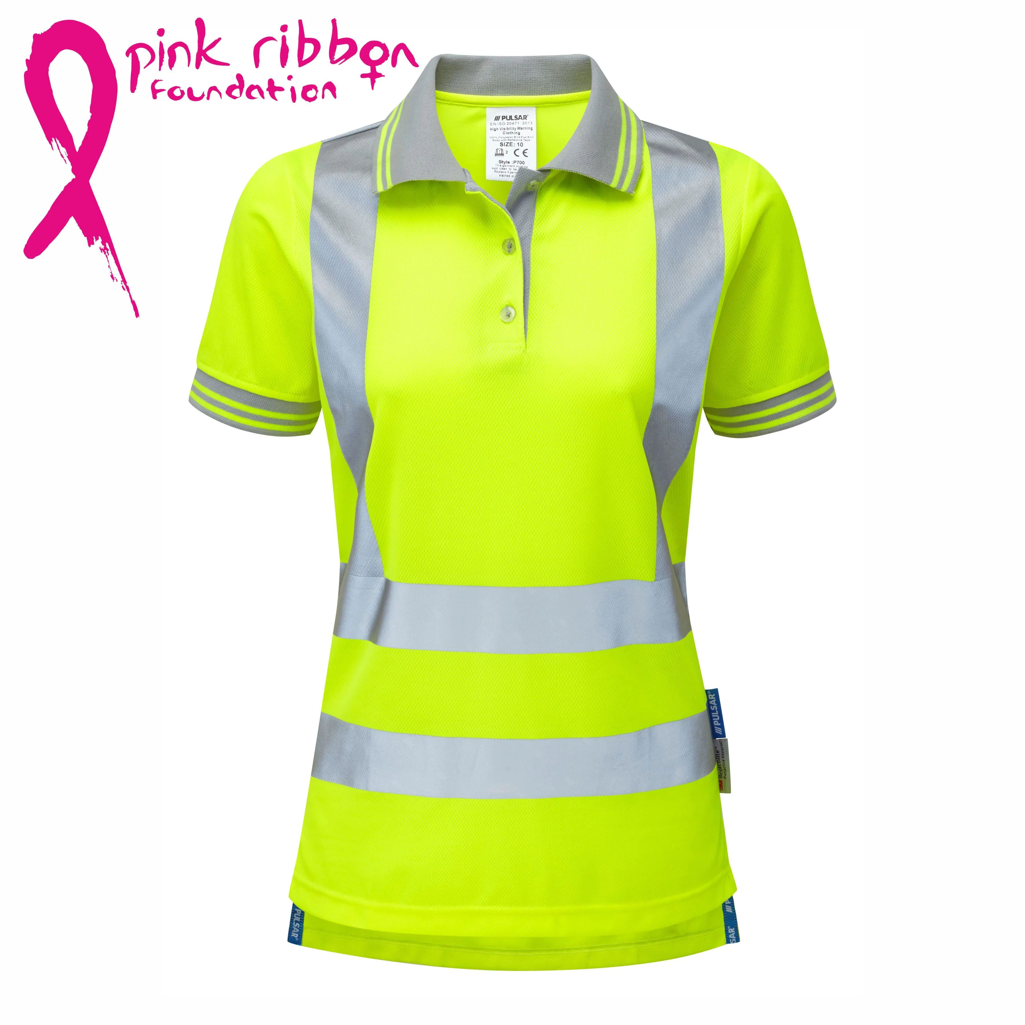 Pulsar Ladies Hi-Vis Polo Shirt - P700 - Image 4