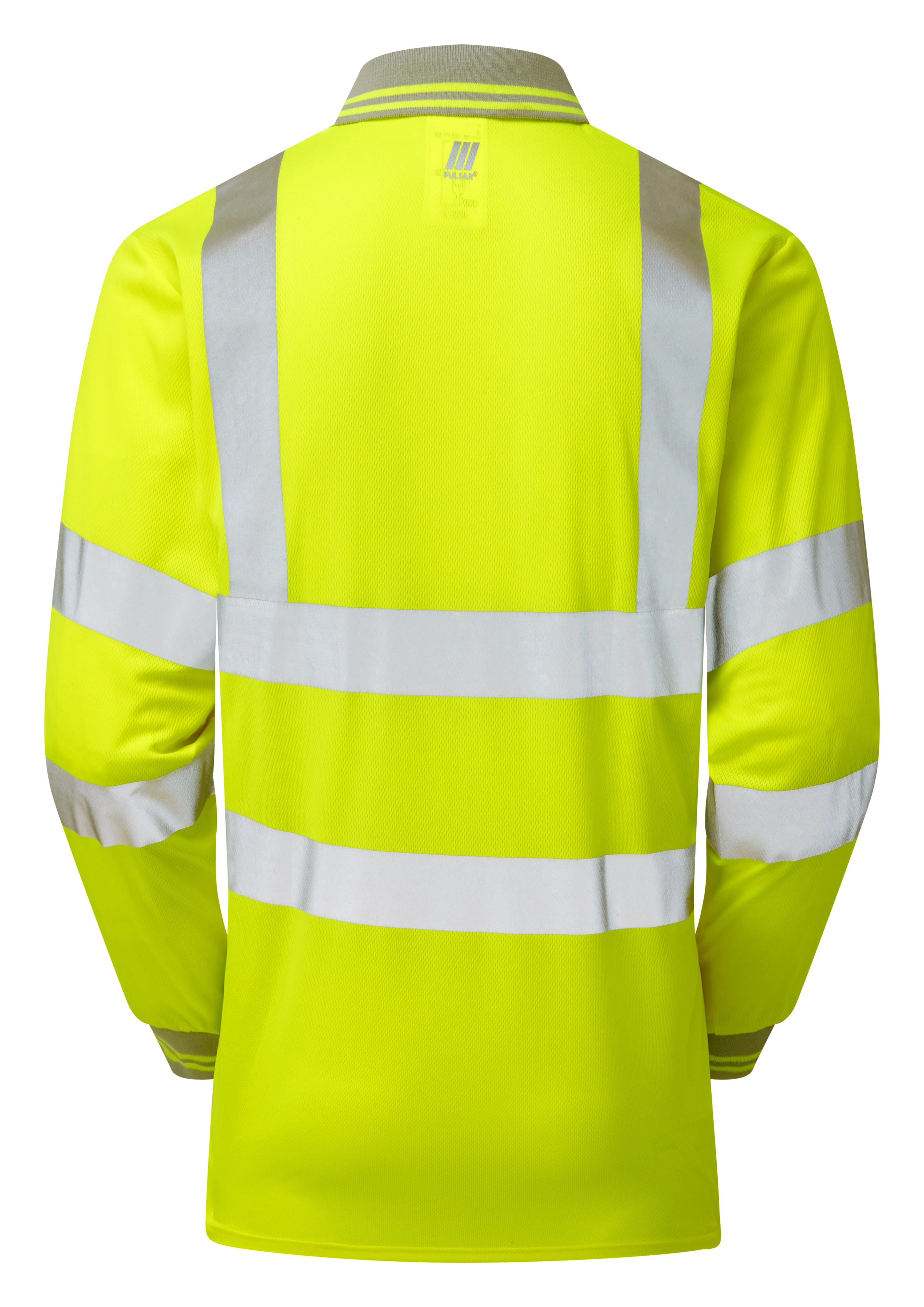Pulsar Long Sleeve Hi-Vis Polo Shirt - P458 - Image 2