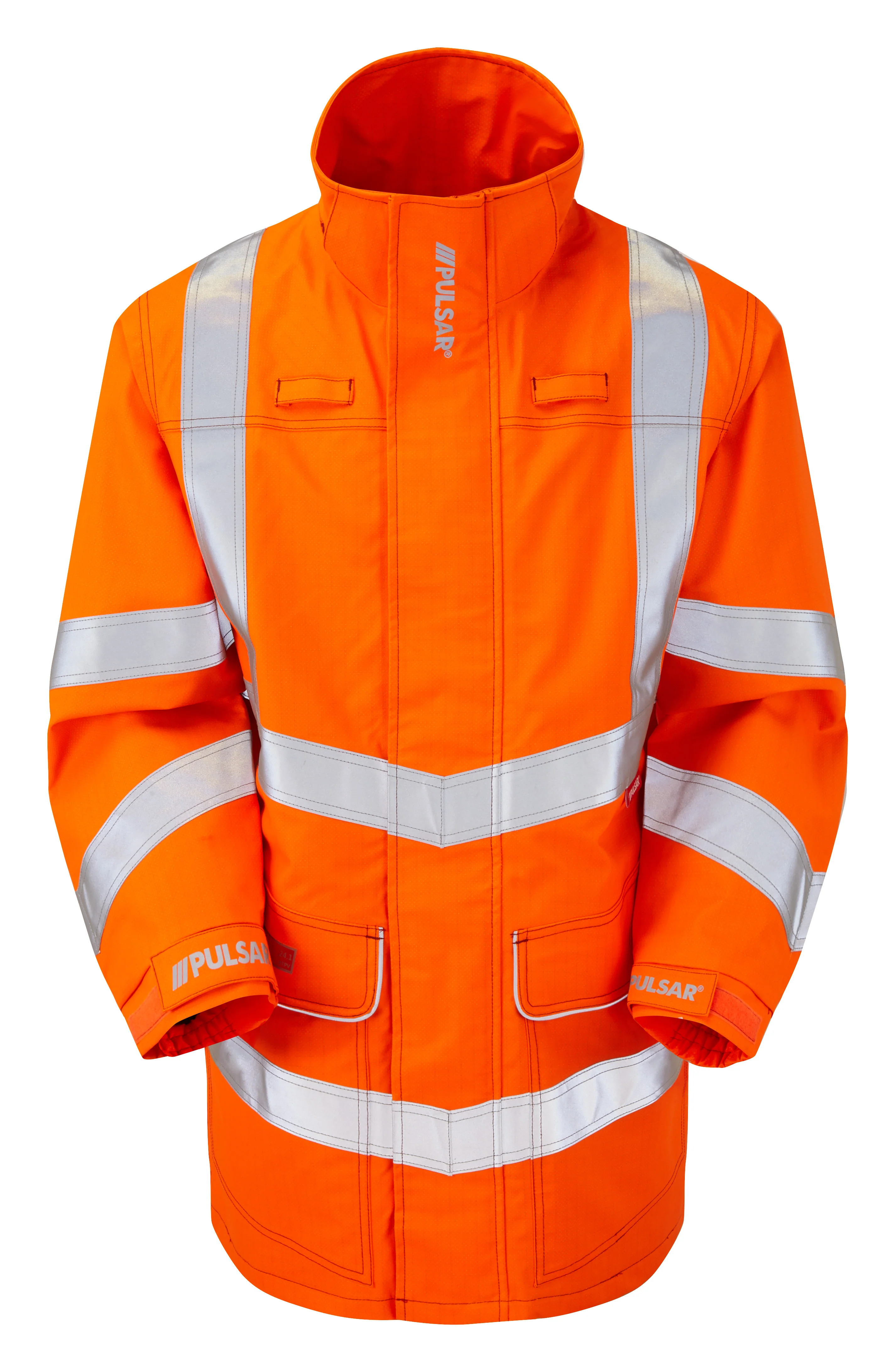 Pulsar Rail Spec Flame Retardant Ast Arc Hi-Vis Storm Coat - PRARC09 - Image 5