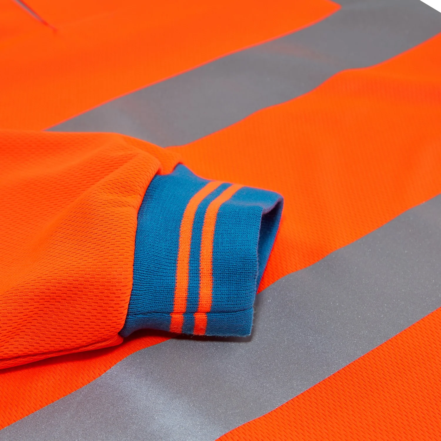 Pulsar Rail Spec Hi Vis Long Sleeve Cut Reinforced Polo Shirt - PR470 - Image 4