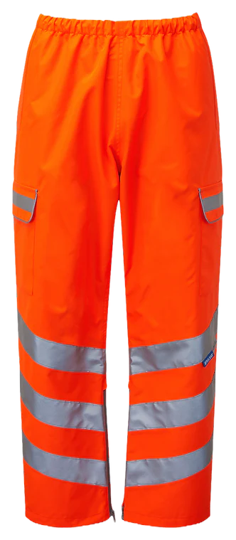 Pulsar Rail Spec Hi-Vis Waterproof Over Trousers - PR503TRS - Image 3