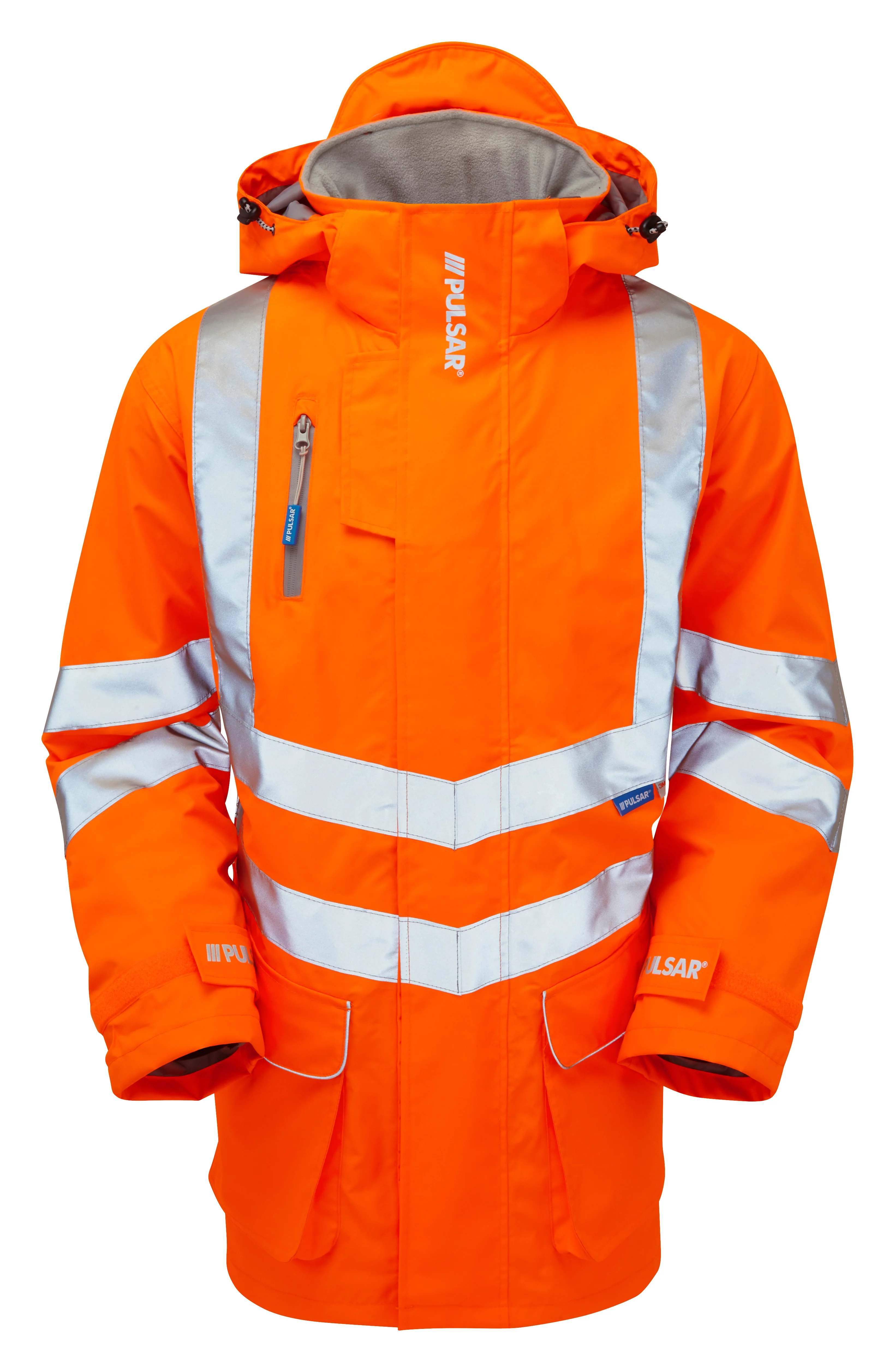 Pulsar Rail Spec Padded Hi-Vis Storm Coat - PR502 - Image 7