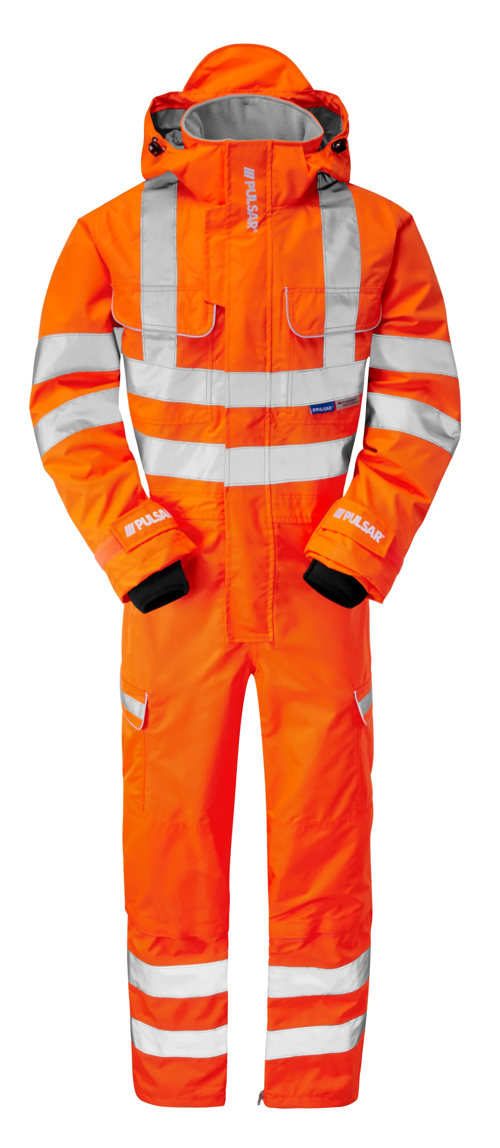 Pulsar Rail Spec Hi-Vis Waterproof Coverall - PR505 - Image 4