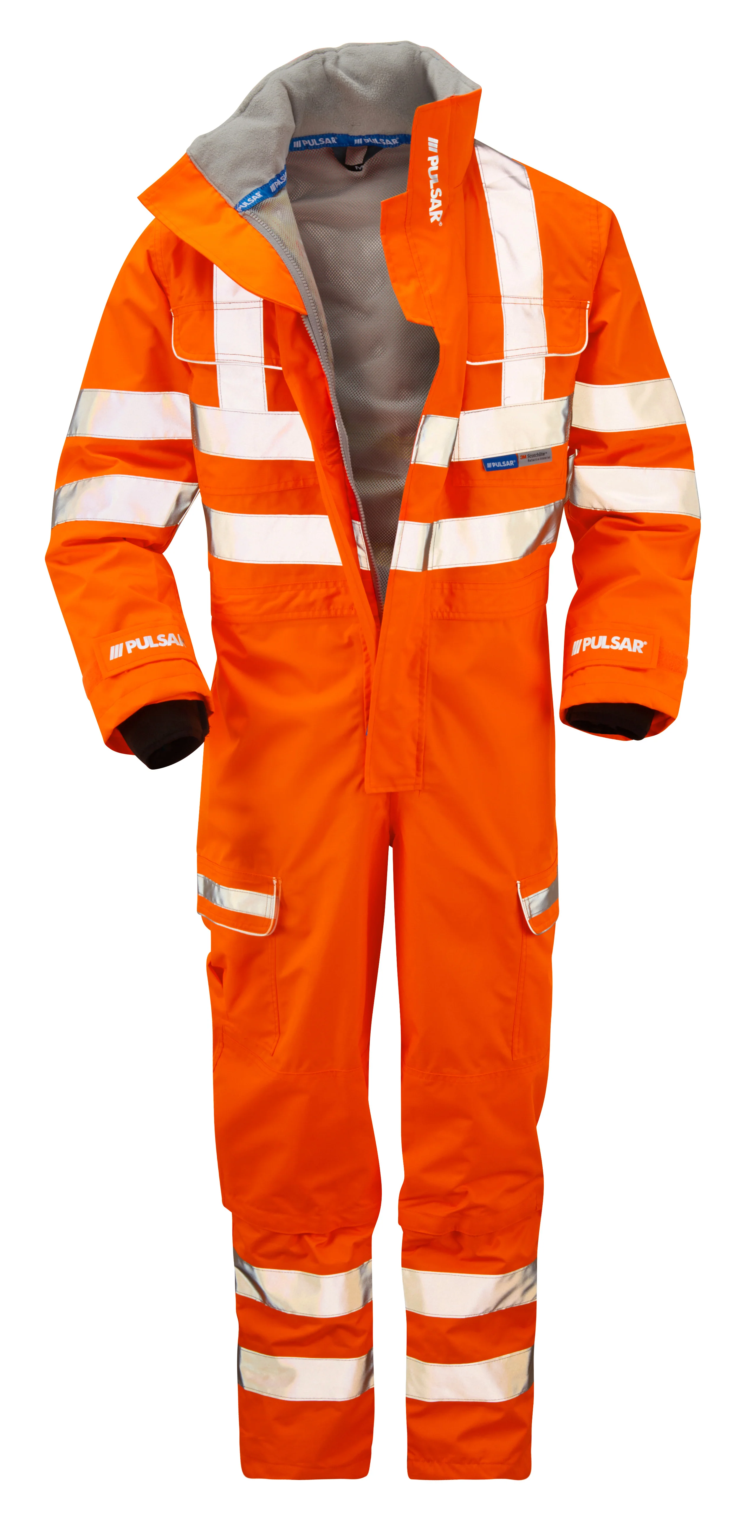 Pulsar Rail Spec Hi-Vis Waterproof Coverall - PR505 - Image 5