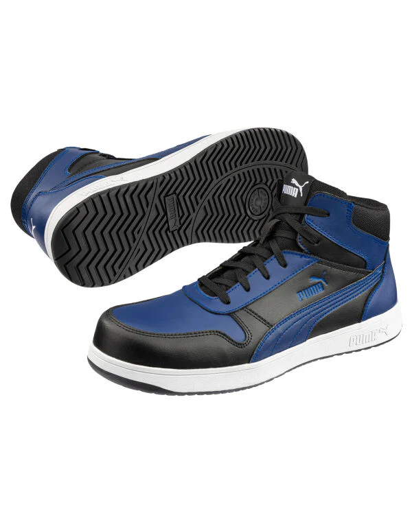 Puma Safety Frontcourt Blue/Black Mid S3L Esd