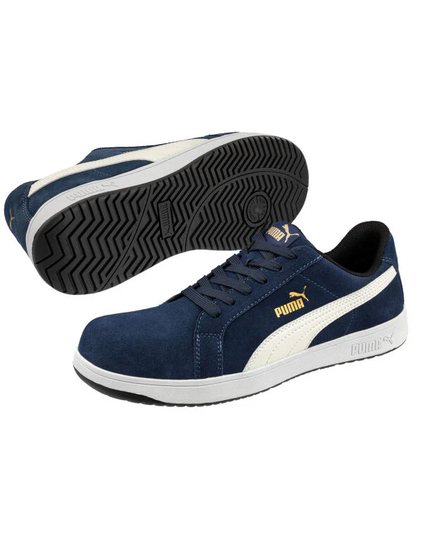 Puma Safety Iconic Suede Navy Low S1Pl Esd
