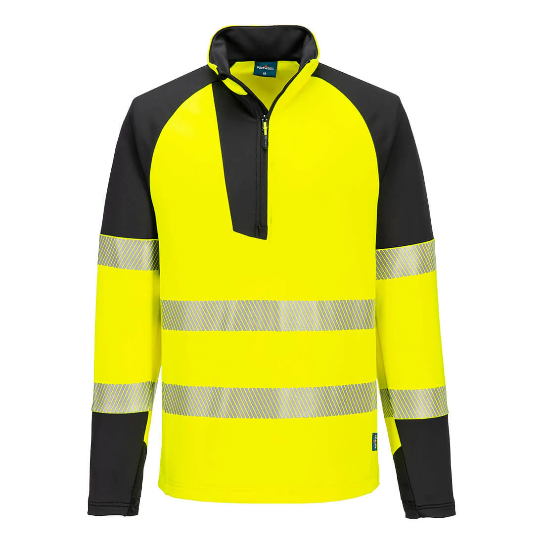 Portwest PW3 Hi-Vis 1/4 Zip Sweatshirt - Image 4