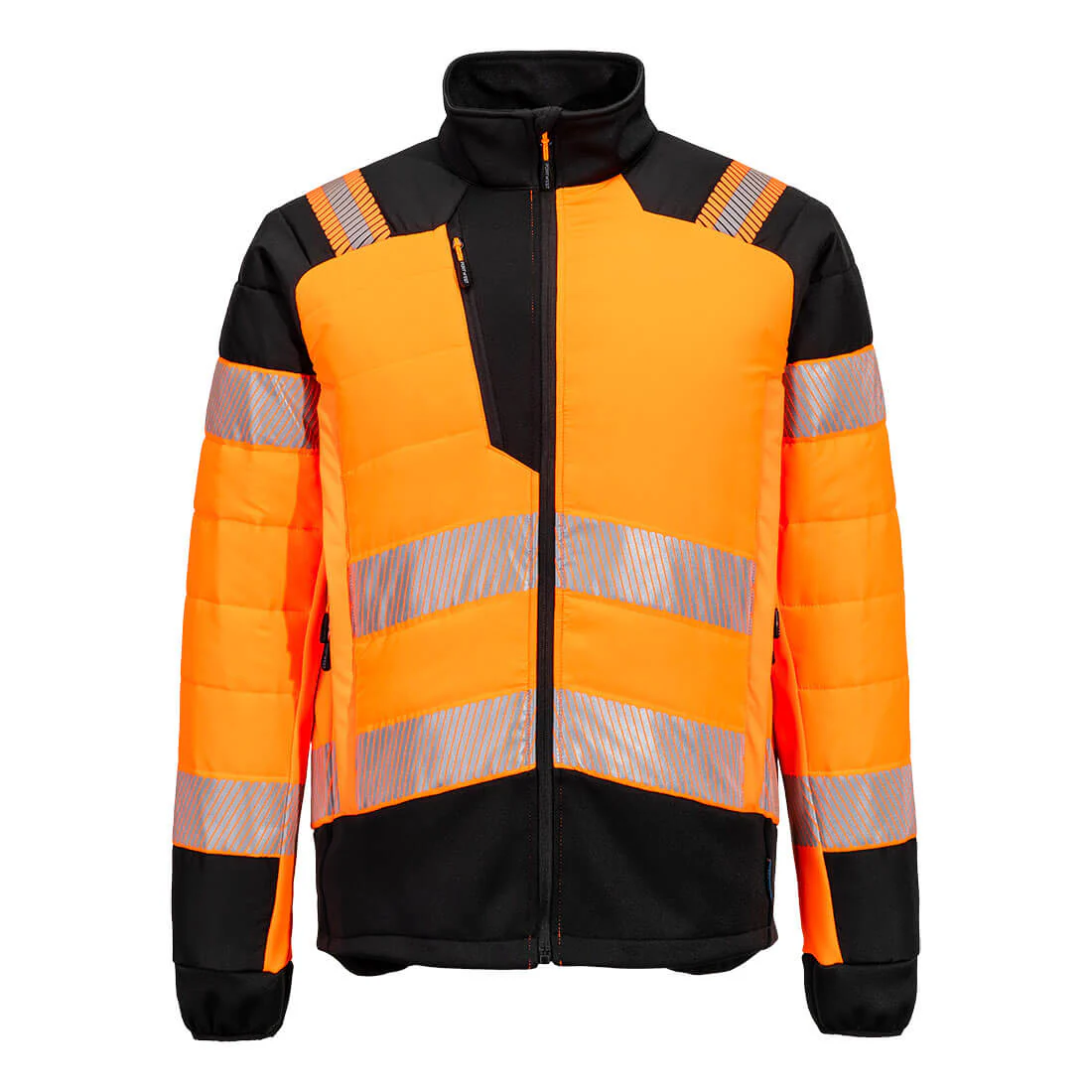 Portwest  PW3 Hi-Vis Hybrid Baffle Jacket - Image 3