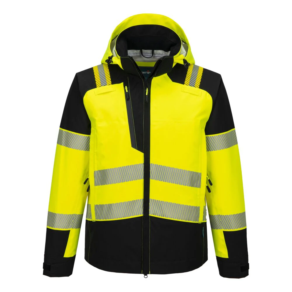 Portwest PW3 Hi-Vis Rain Jacket (3L) - Image 6